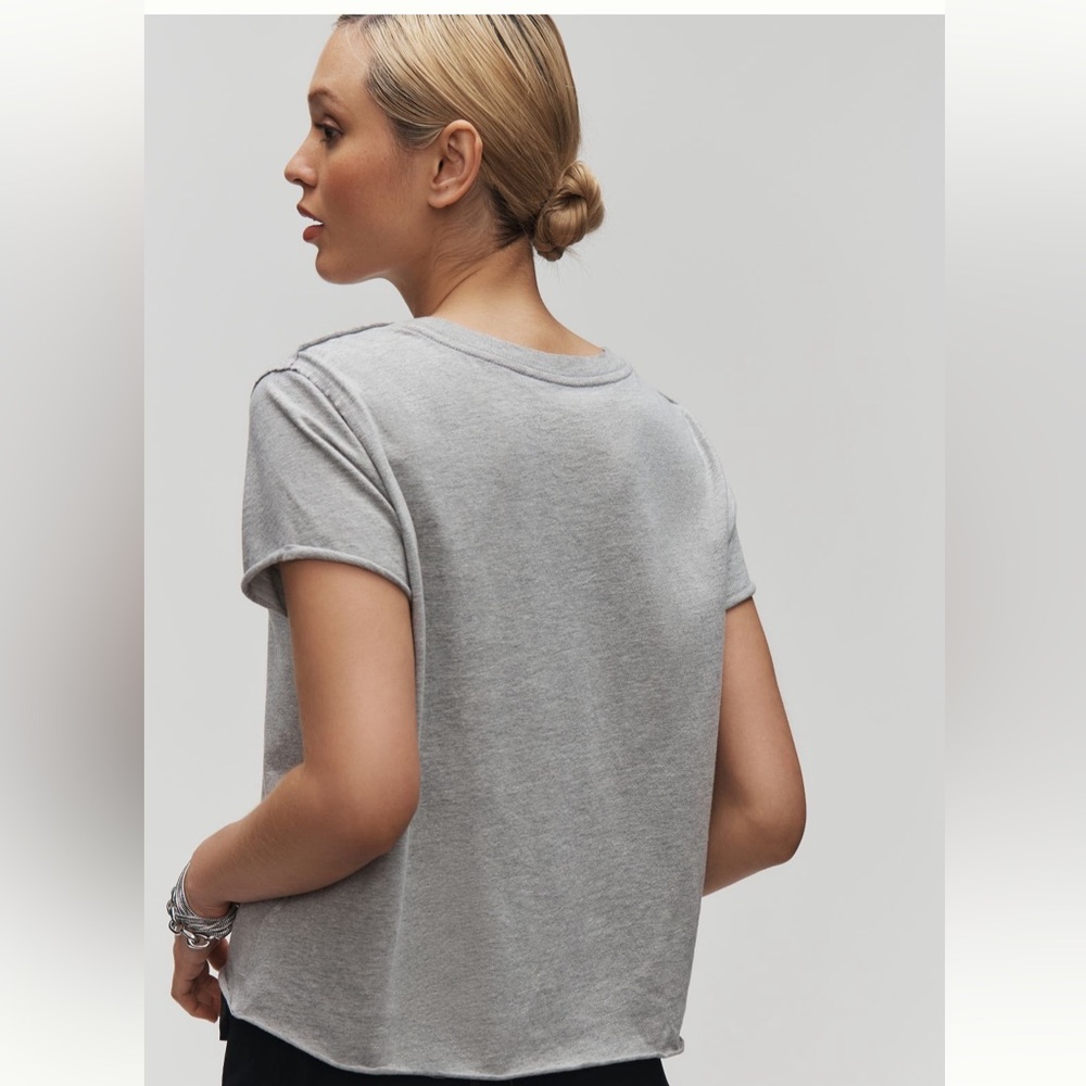 NWT Anthropologie Roomytown Bow graphic tee XXS - Picture 4 of 6